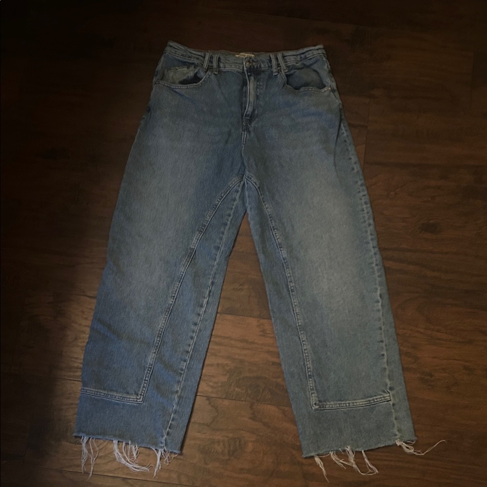 We The Free Blue Straight Leg Jeans